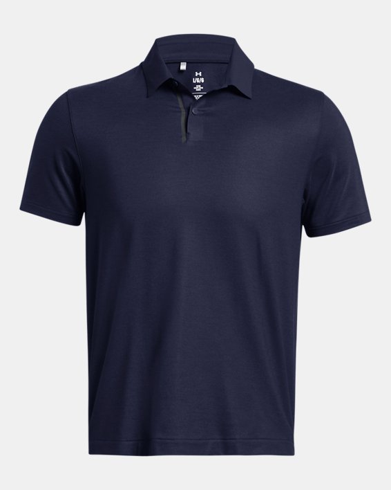 Men's UA Tour Tips Polo in Blue image number 3